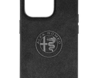 Funda iPhone Alcántara Alfa Romeo