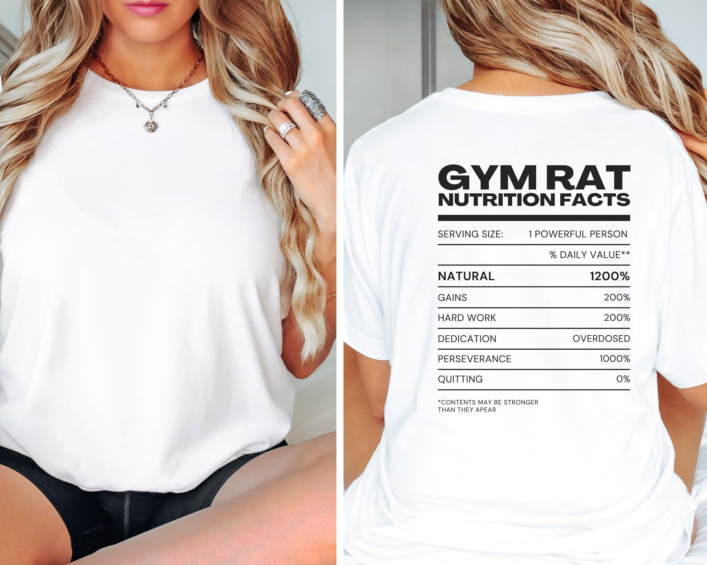Gym Rat Nutrition Facts Muscle Mommy Gym Pump Cover Shirt Gym -  in  2023