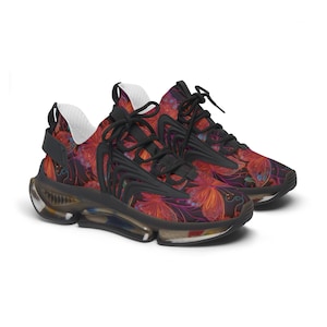 Butterfly Wonders Women&#39;s Mesh Sneakers 100% Polyester, Butterfly Print Lightweight Shoes, Nature-Inspired Style & Everyday Comfort