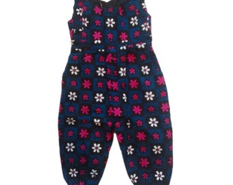 Ankara Romper for Girls/ Ankara Jumpsuit for baby
