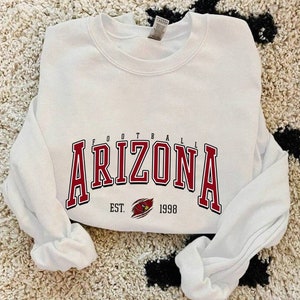 Vintage Since 1898 Arizona Cardinal Shirt Retro Arizona Football Crewneck  Sweatshirt - Family Gift Ideas That Everyone Will Enjoy