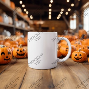 Coffe Mug Mockup/ Halloween cup mockup/Fall Cup Mockup/Coffe Cup Mockup