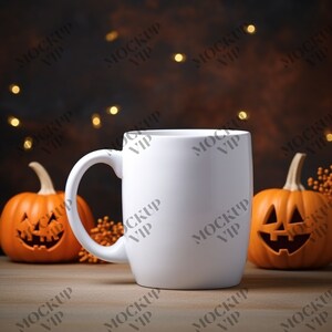 Coffe Mug Mockup/ Halloween cup mockup/Fall Cup Mockup/Coffe Cup Mockup