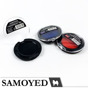Samoyed Fingerprint Ink Pad: Waterproof, Fast Drying