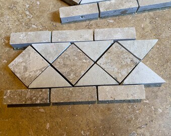 12 X 12 Noce Tumbled Travertine Pavers Tile