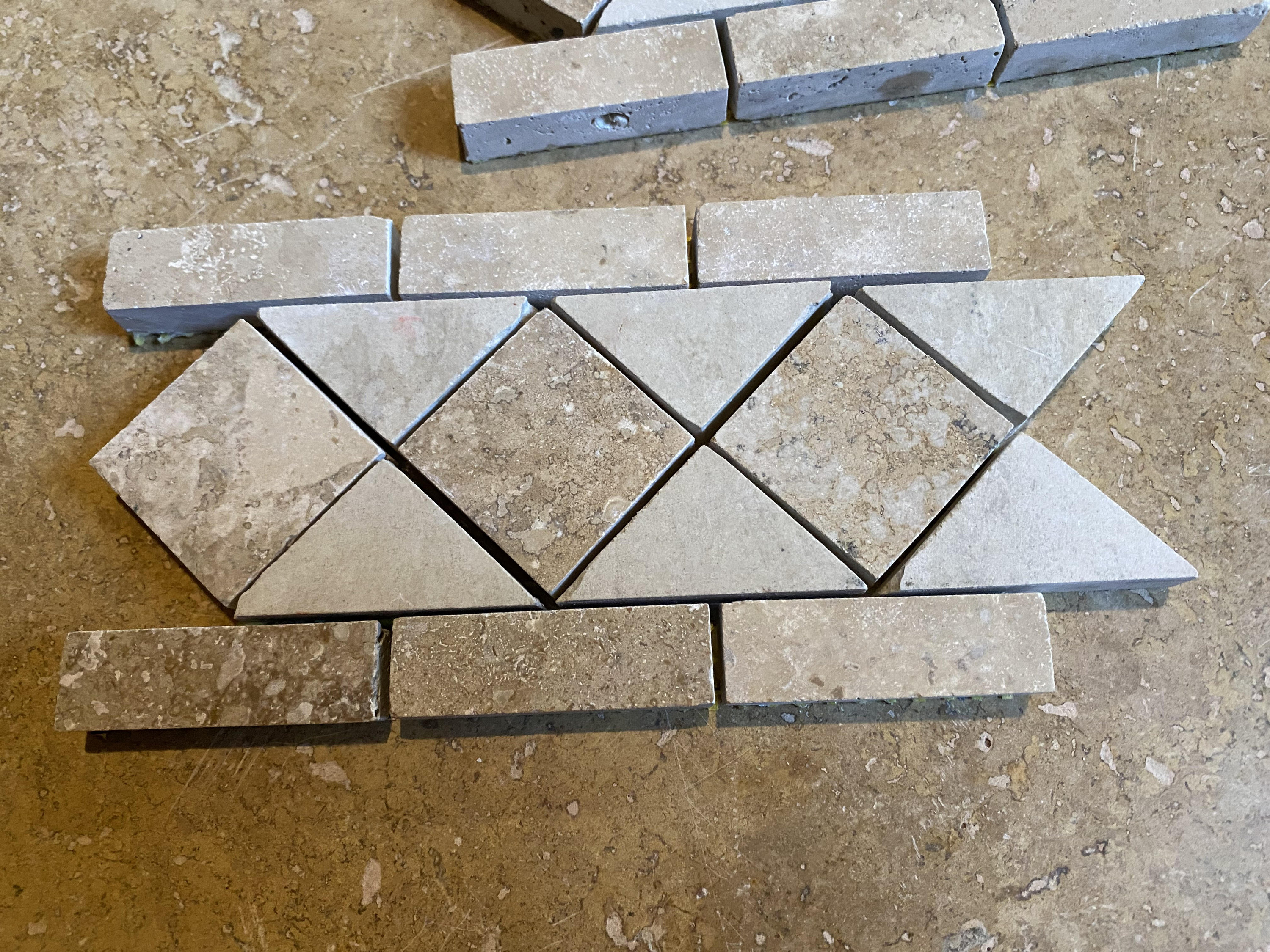 12 X 12 Noce Tumbled Travertine Pavers Tile