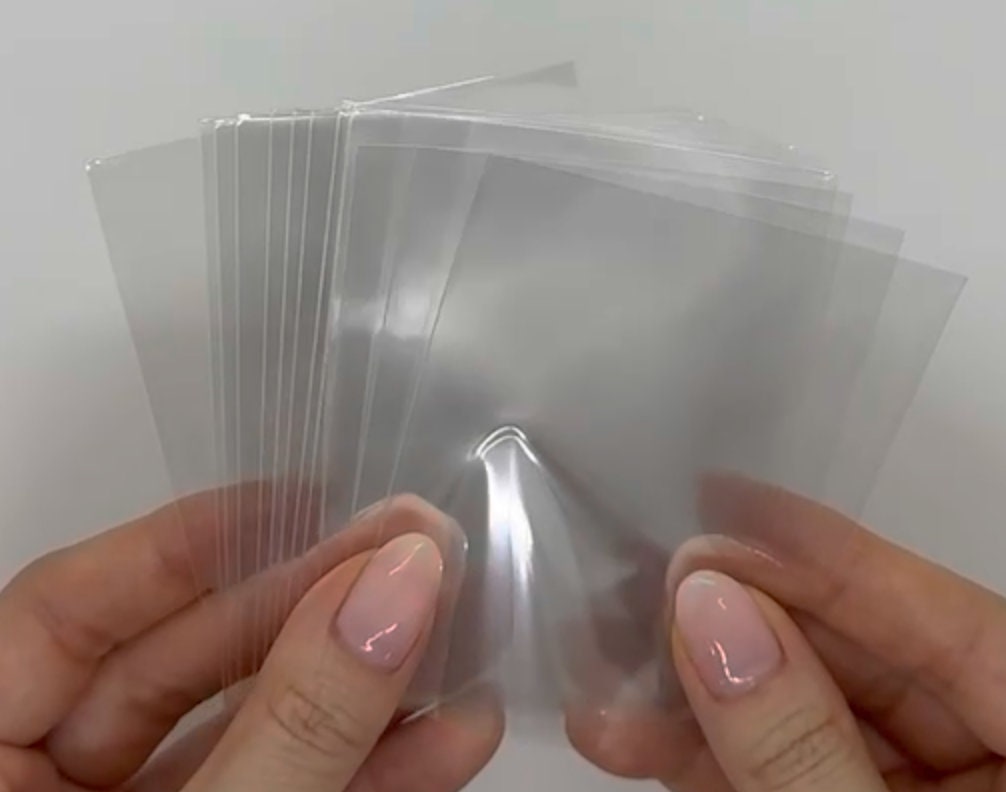 Kpop Photocard Sleeves Soft Plastic Clear scellé penny -  France