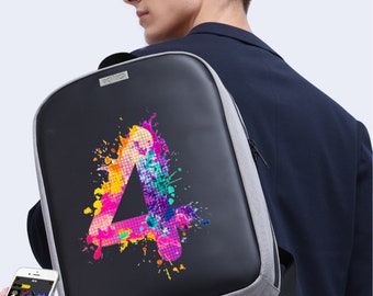 Led Display Rucksack / Spacious Backpack /  Multifunctional Outdoor Bag for Travel and School