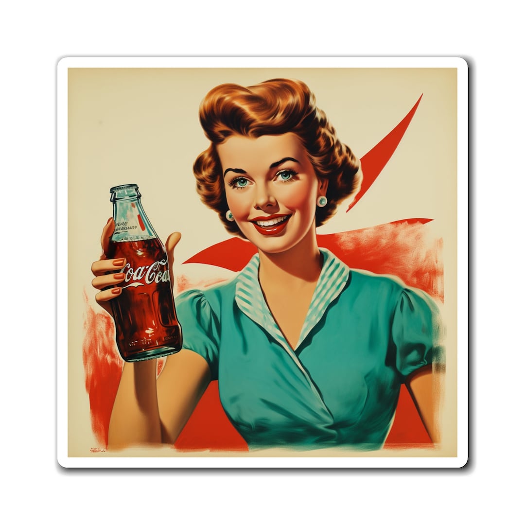 Vintage Cola Magnet 1950s Retro Cola Advertisement Print Etsy vintage-cola-magnet-1950s-retro-cola-advertisement-print-etsy
