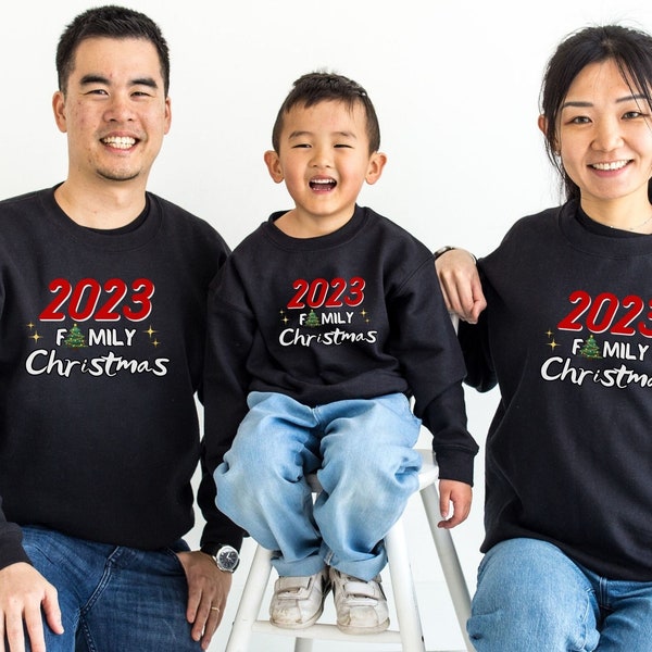 2023 Family Christmas Sweater 2023 Matching Fam Christmas Sweatshirt Matching Xmas Hoodie Christmas Party Matching Outfit Christmas gift