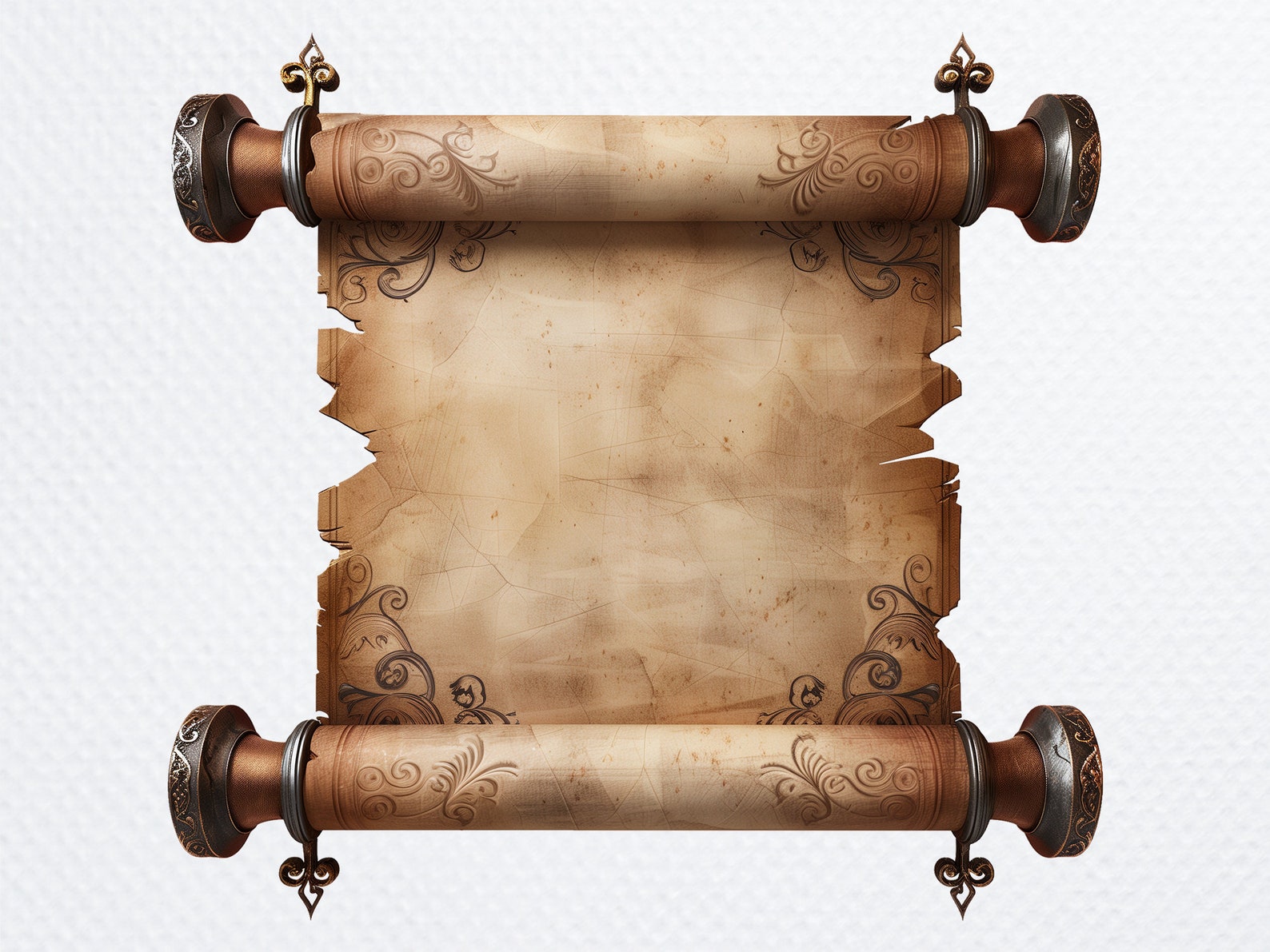 16 Medieval Scroll Clipart, Vintage Scroll, High Quality Pngs, Scroll ...