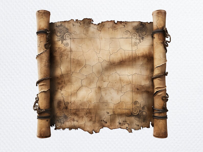 16 Medieval Scroll Clipart, Vintage Scroll, High Quality Pngs, Scroll ...