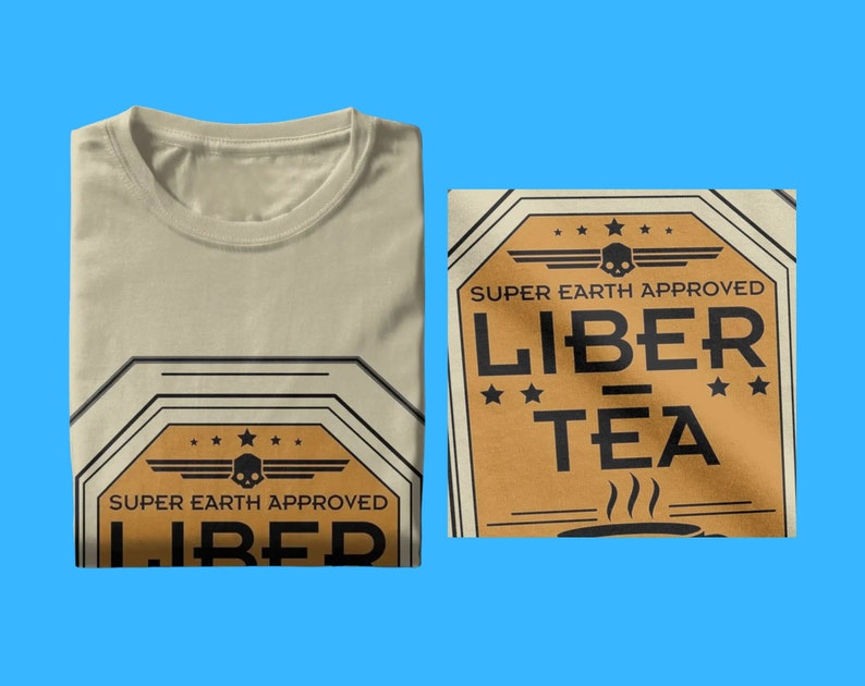 Helldivers 2 T-Shirt LiberTea 10 Colors Unisex For Freedom Democracy Super Citizen Liber-tea Video Game Merch Automatons Stratgems image 4