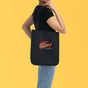 Scott Pilgrim Takes Over Tote Bag Black Organic Vegan Eco Anime Web Series Comic Book Merch Scott Pilgrim vs The World Fan Nerd Gift zdjęcie 5