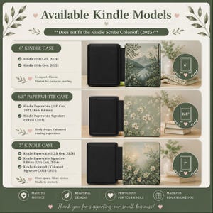 Mushroom Owl Kindle Case, Witchy Reader Gift, Custom Name Enchanted Gen 12 Kindle Cover, Paperwhite Colorsoft Models
