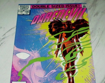 Daredevil #190 Mint 9.9 White pages 1983 Marvel Black Widow near flawless book from an unopened distributor case