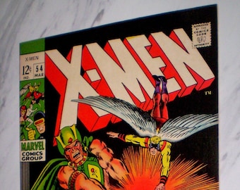 X-Men #54 NM+ 9.6 OW/W 1969 Marvel 1st Alex Summer (Havok) 1st Living Pharoah