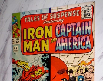 Tales of Suspense #66 NM 9.4 OW 1965 Iron Man & Captain America 1st SA Red Skull