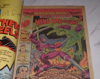 Machine Man #15 NM 9.4 1978 Marvel - signed on the splash page by STEVE DITKO