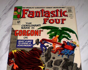 Fantastic Four #44 NM/MT 9.8 WHITE pages 1965 Marvel 1st Gorgon (Inhumans)