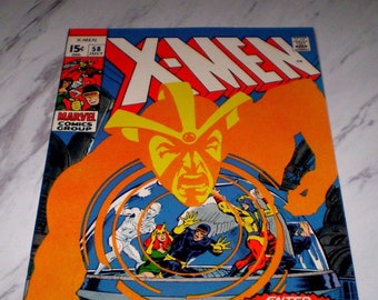 X-Men #58 NM/MT 9.8 OW/W pages 1969 Marvel 1st Havok in costume Neal Adams art
