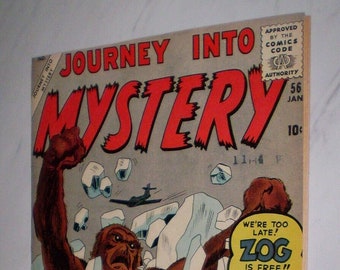 Journey Into Mystery #56 NM- 9.2 OW/W pages 1960 Marvel/Atlas Horror/Sci-fi