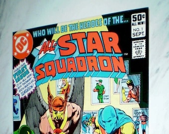 All-Star Squadron #1 NM/MT 9.8 White pgs 1981 DC origin issue from unopened case