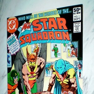 All-Star Squadron #1 NM/MT 9.8 White pgs 1981 DC origin issue from unopened case Bronze age Comic Book