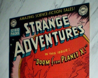 Strange Adventures #2 NM 9.4 White pgs 1950 DC Golden age Horror/Sci-fi