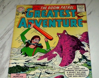 My Greatest Adventure #81 NM+ 9.6 OW pages 1963 DC 2nd Doom Patrol