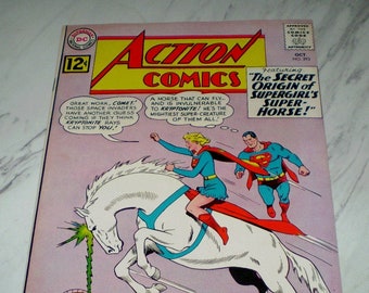 Action Comics #293 NM+ 9.6 OW pages 1962 DC Origin of Comet, the Super-Horse