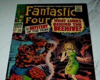 Fantastic Four #66 NM/MT 9.8 White 1967 Marvel origin of HIM 1st Warlock part 2