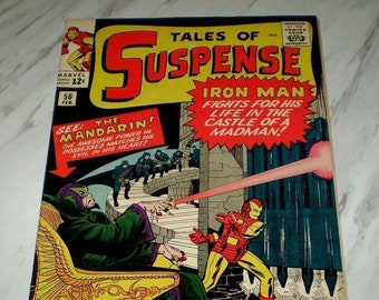 Tales of Suspense #50 NM+ 9.6 White pages 1964 Marvel Iron Man 1st Mandarin