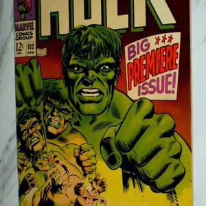 Incredible Hulk 102 NM/MT 9.8 1968 Marvel Hulk origin retold imagen 2