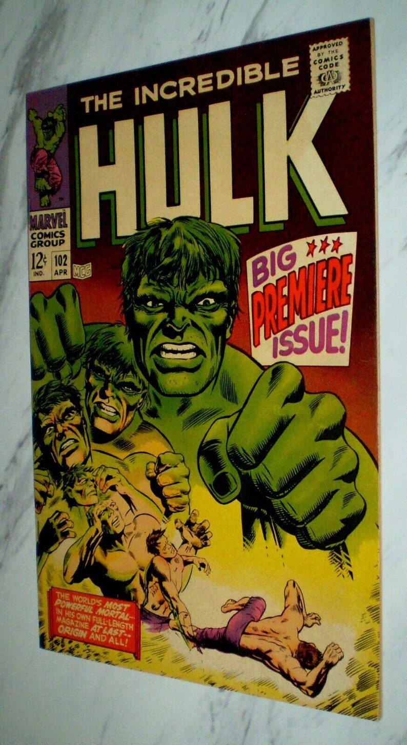 Incredible Hulk 102 NM/MT 9.8 1968 Marvel Hulk origin retold image 2