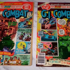 G.I. Combat lot #222-#252 range 13 books 1980-1983 DC War Bronze Age Comics Books