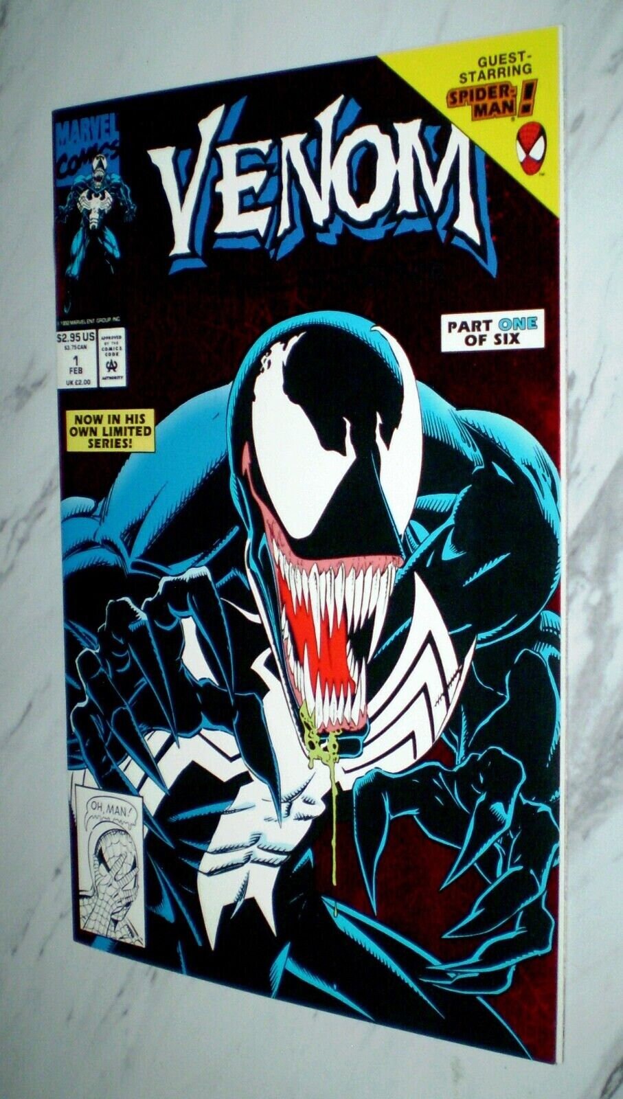 Venom Lethal Protector #1 Red Foil Gem Mint 10.0 White Pages
