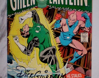 Green Lantern #126 VF/NM 9.0 Ow pages 1980 DC Signed by Dick Giordano Bronze Age Comics Book