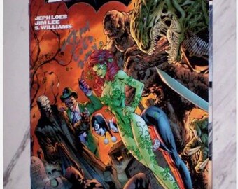 Batman #619 NM/MT 9.8 2003 DC Tri-fold cover Signed by Jeph Loeb Modern age Comic Book