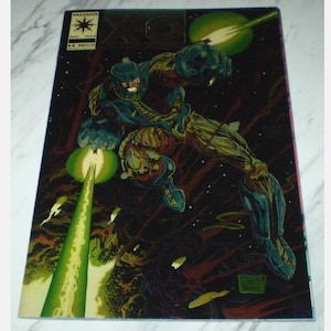 X-O Manowar #0 Chromium Wraparound cover Gem Mint 10.0 White pages 1993 Valiant Modern Age Comic Book