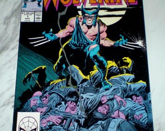 Wolverine #1 MINT 9.9 White pages 1988 Marvel 1st Patch Copper age Comic Book