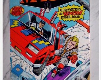 Mask #1 NM/MT 9.8 Ow/W pages 1985 DC - Based in animated series & toy franchise Copper age Comic Book