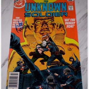 Unknown Soldier #229 VF/NM 9.0 1979 DC War Signed by Joe Kubert Newsstand Variant Bronze Age Comics Book