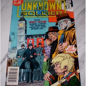 Unknown Soldier #256 VF- 7.5 1981 DC War Signed by Joe Kubert Newsstand edition Bronze Age Comics Book