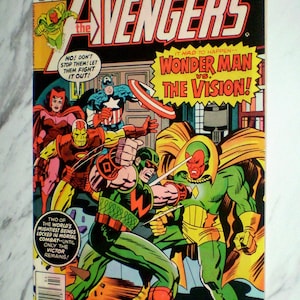 Avengers #158 NM 9.4 OW/W pages 1977 Marvel Vision vs. Wonder Man Bronze age Comic Book