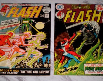 Flash Lot of 15 books #215-322 range and more 1972-1990 DC Grades listed below Bronze/Copper age Comic Book Lot