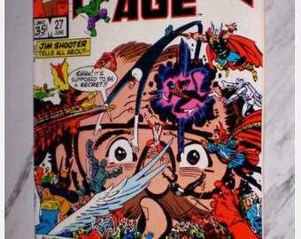 Marvel Age #27 MINT 9.9 WHITE pages 1985 Marvel Jim Shooter & Secret Wars 2 Copper age Comic Book
