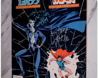 Secret Origins #8 High-grade 1986 DC Shadow Lass and Doll Man Signed by Murphy Anderson & Steve Lightle Copper age Comic Book