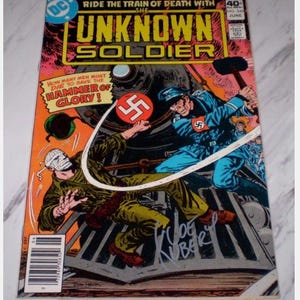 Unknown Soldier #240 NM+ 9.6 1980 DC War Signed by Joe Kubert Newsstand edition Bronze Age Comics Book