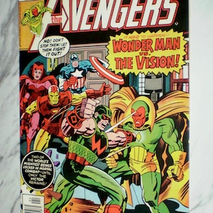 Avengers #158 NM/MT 9.8 WHITE pages 1977 Marvel Vision vs. Wonder Man Bronze age Comic Book